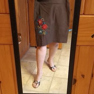 Brown skirt